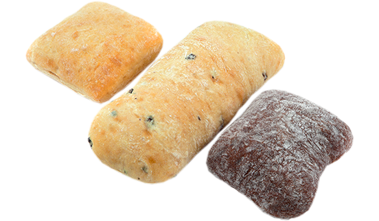 CIABATTA bread in assortment