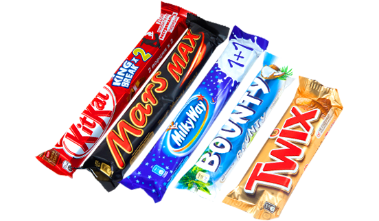 CHOCOLATE BAR (Bounty / Kit-kat / Mars / Milky Way / Twix)
